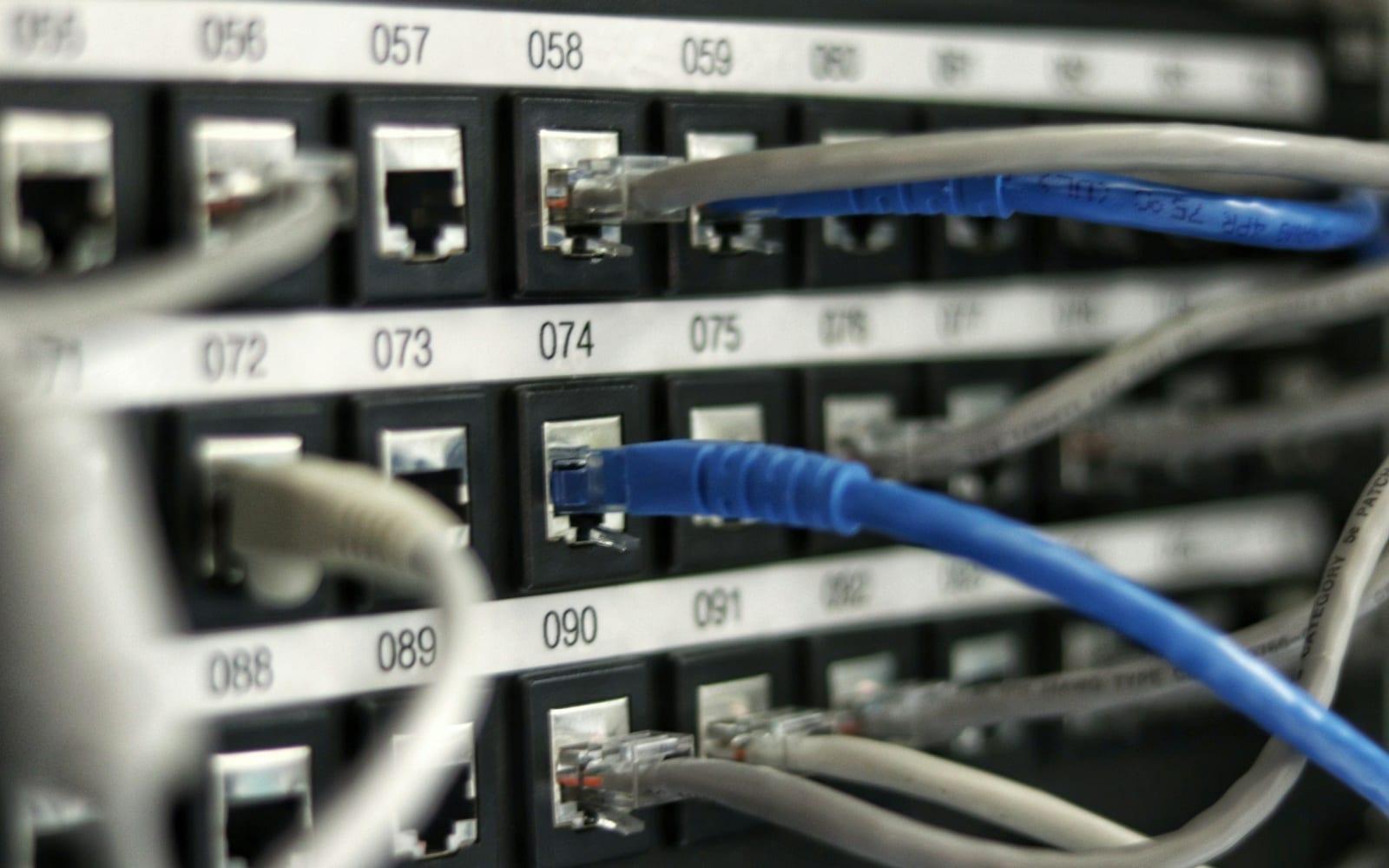 Networking & cabling work of the kind Hash delivers across the Tricity